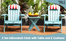 Load image into Gallery viewer, TALE Adirondack Chair Backyard Furniture Painted Seat Pillow Red
