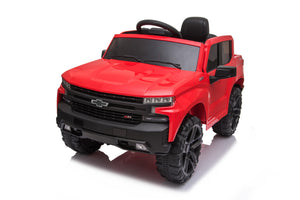 【PATENTED PRODUCT, DEALERSHIP CERTIFICATE NEEDE】Official Licensed Chevrolet Ride-on Car,12V Battery Powered Electric 4 Wheels Kids Toys,Parent Remote Control, Foot Pedal, Music, Aux, LED Headlights