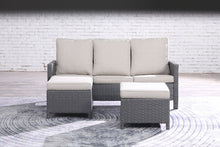 Load image into Gallery viewer, WICKER SECTIONAL SOFA 3S
