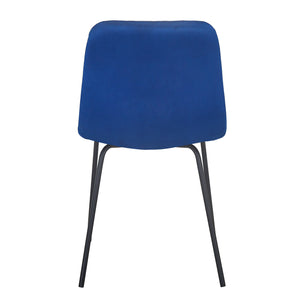 Dining Chair set of 4 PCS（BLUE），Modern style，New technology，Suitable for restaurants, cafes, taverns, offices, living rooms, reception rooms.Simple structure, easy installation.