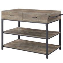 Load image into Gallery viewer, ACME Macaria Kitchen Island, Rustic Oak &amp; Black Finish AC00403
