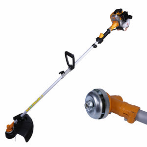 X-BULL Grass String Trimmer Gas Powered Straight Shaft Recon 28CC 2-Cycle Orange