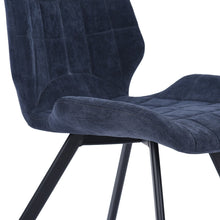 Load image into Gallery viewer, Fabric Dining Chairs, Dark Blue (Set of 2)
