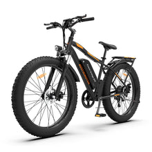 Load image into Gallery viewer, AOSTIRMOTOR S07-B 26&quot; 750W Electric Bike Fat Tire P7 48V 13AH Removable Lithium Battery for Adults with Detachable Rear Rack Fender(Black)亚马逊禁售
