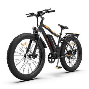 AOSTIRMOTOR S07-B 26" 750W Electric Bike Fat Tire P7 48V 13AH Removable Lithium Battery for Adults with Detachable Rear Rack Fender(Black)亚马逊禁售