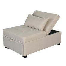 Load image into Gallery viewer, Folding Ottoman Sofa Bed（Beige）
