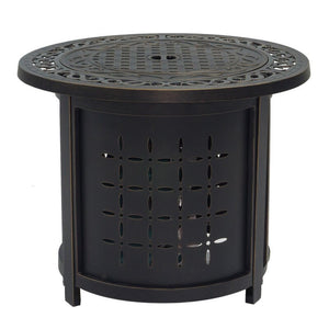 Aluminum Round Firepit Table