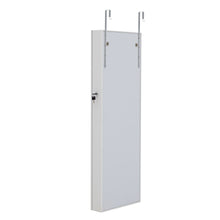 Load image into Gallery viewer, Fashion Simple Jewelry Storage Mirror Cabinet With LED Lights Can Be Hung On The Door Or Wall
