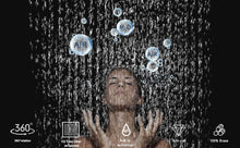 Load image into Gallery viewer, Shower System Shower Faucet Combo Set Wall Mounted with 10&quot; Rainfall Shower Head and handheld shower faucet, Chrome Finish with Brass Valve Rough-In
