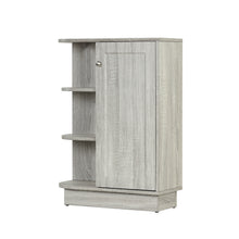Load image into Gallery viewer, Open Style Shelf Cabinet with Adjustable Plates Ample Storage Space Easy to Assemble, Oak
