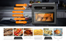 Load image into Gallery viewer, Geek Chef Steam Air Fryer Toast Oven Combo , 26 QT Steam Convection Oven Countertop , 50 Cooking Presets, with 6 Slice Toast, 12&quot; Pizza, Black Stainless Steel. Prohibited from listing on Amazon
