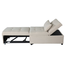 Load image into Gallery viewer, Folding Ottoman Sofa Bed（Beige）
