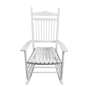 BALCONY PORCH ADULT ROCKING CHAIR - WHITE