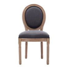 Load image into Gallery viewer, HengMing Upholstered Fabrice French Dining  Chair with rubber legs,Set of 2
