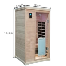 Load image into Gallery viewer, Two person far infrared sauna room
