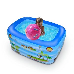Inflatable Swim Pool for Kids, Indoor & Outdoor，47‘’W*35\'\'D*13\'\'H