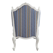 Load image into Gallery viewer, ACME Ciddrenar Chair w/pillow, Fabric &amp; White Finish 54312
