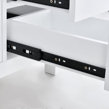 Load image into Gallery viewer, 36 Inch W White Bathroom Vanity Set with Faucet and Mirror
