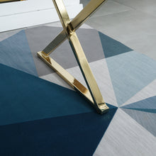 Load image into Gallery viewer, blue velvet fabric Morden bench

