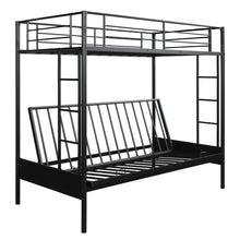 Load image into Gallery viewer, Twin over Full Metal Bunk Bed, Multi-Function,Black
