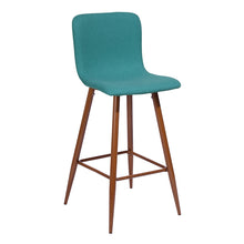 Load image into Gallery viewer, Upholstered Counter &amp; Bar Stool (Set of 2) GREEN
