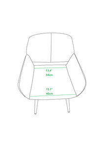 Velet Upholstered Side Dining Chair with Metal Leg(Yellow velet+Beech Wooden Printing Leg),KD backrest