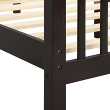 Load image into Gallery viewer, Wood Platform Bed Twin Bed with Headboard and Footboard (Espresso)

