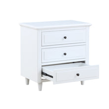 Load image into Gallery viewer, U_STYLE 3-Drawer Nightstand Storage Wood Cabinet
