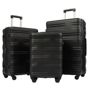 Hardshell Luggage Sets 3 Pcs Spinner Suitcase with TSA Lock Lightweight 20''24''28''