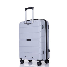 Load image into Gallery viewer, Hardshell Suitcase Spinner Wheels PP Luggage Sets Lightweight Suitcase with TSA Lock,3-Piece Set (20/24/28) ,Silver
