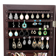 Load image into Gallery viewer, Fashion Simple Jewelry Storage Mirror Cabinet Can Be Hung On The Door Or Wall
