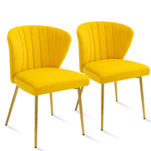 Load image into Gallery viewer, Set of 2 Modern Dining Chairs, Velvet Accent Chair, Living Room Chairs
