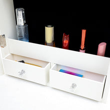 Load image into Gallery viewer, Fashion Simple Jewelry Storage Mirror Cabinet With LED Lights Can Be Hung On The Door Or Wall
