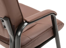 Load image into Gallery viewer, BTEXPERT Premium Leather Office Executive Chair Waiting Guest Side Chair
