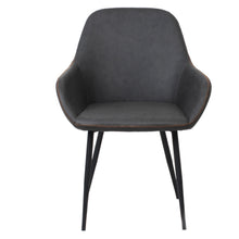 Load image into Gallery viewer, BTExpert Bucket Upholstered Dark Gray Accent Chair
