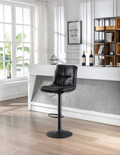 Load image into Gallery viewer, COOLMORE  Bar Stools with Back and Footrest Counter Height Dining Chairs Set of 2
