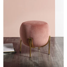 Load image into Gallery viewer, ACME Spraxis Ottoman, Dusty Rose Corduroy 96446
