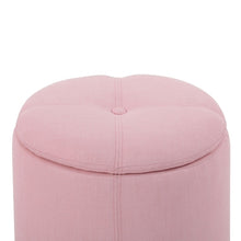 Load image into Gallery viewer, 14.2&quot; Wide Round Storage Ottoman
