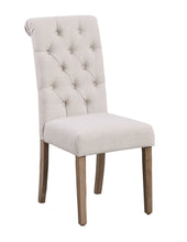 Load image into Gallery viewer, BTExpert High Back Tufted Parsons Upholstered Dining Room Chair ide Solid Wood Accent
