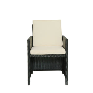 TOPMAX 5-Piece Rattan Outdoor Patio Furniture Set