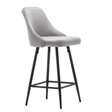 Load image into Gallery viewer, BTExpert Afia Upholstered Modern Barstool Stool Bar Chair
