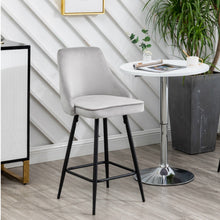 Load image into Gallery viewer, Afia Premium Upholstered Modern Premium Stool Bar Chairs Set of 2
