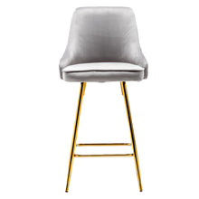 Load image into Gallery viewer, BTExpert Shagufta Tufted Upholstered Modern Stool Bar Chair
