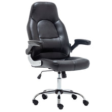 Load image into Gallery viewer, Office Desk Gaming Lumbar Support Computer Task Executive Adjustable Height/Arms Faux Leather Chair
