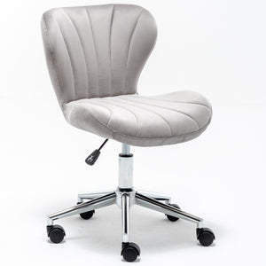 BTEXPERT Vanity Plush Velvet Workplace Company Meeting Conference Makeup Desk Chair Upholstered Premium Office Job