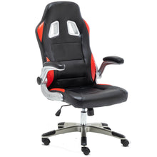 Load image into Gallery viewer, Ergonomic Swivel  Adjustable Lumbar Support Tilt Executive Gaming Chair Black Red
