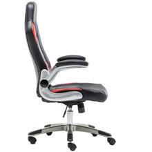 Load image into Gallery viewer, Ergonomic Swivel  Adjustable Lumbar Support Tilt Executive Gaming Chair Black Red
