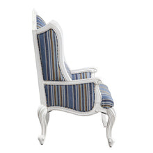 Load image into Gallery viewer, ACME Ciddrenar Chair w/pillow, Fabric &amp; White Finish 54312
