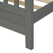Load image into Gallery viewer, Wood Platform Bed with Headboard and Footboard, Twin (Gray)
