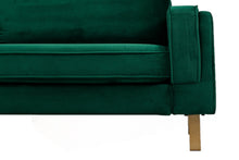 Load image into Gallery viewer, Green Velvet Arm Chair
